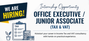 Job Opportunity: Junior Associate (Tax & VAT)